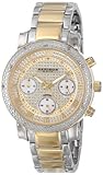 Akribos XXIV Women's AKR440YG Grandiose Dazzling Diamond Chronograph Stainelss Steel Bracelet Watch