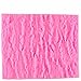 Mujiang Tree Bark Texture Silicone Mats Icicle Fondant Mold Snow For Chocolate Candy Cake Topper Cake Decorating Set of 2