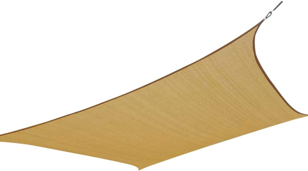 lzndeal Sun Sunscreen,Sun Shade Net,Shade Sails,3X4m/4X4m UV Protecting 70% Waterproof Oxford Cloth Outdoor Sun Sunscreen Sun Shade Net