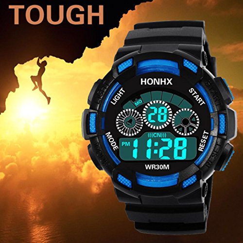 image for Pocciol Watch, Kid Watch Waterproof Sport LED Alarm Stopwatch Digital 