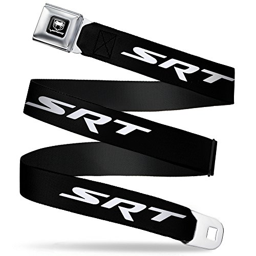 Buckle-Down Seatbelt Belt - Splatter White/Black