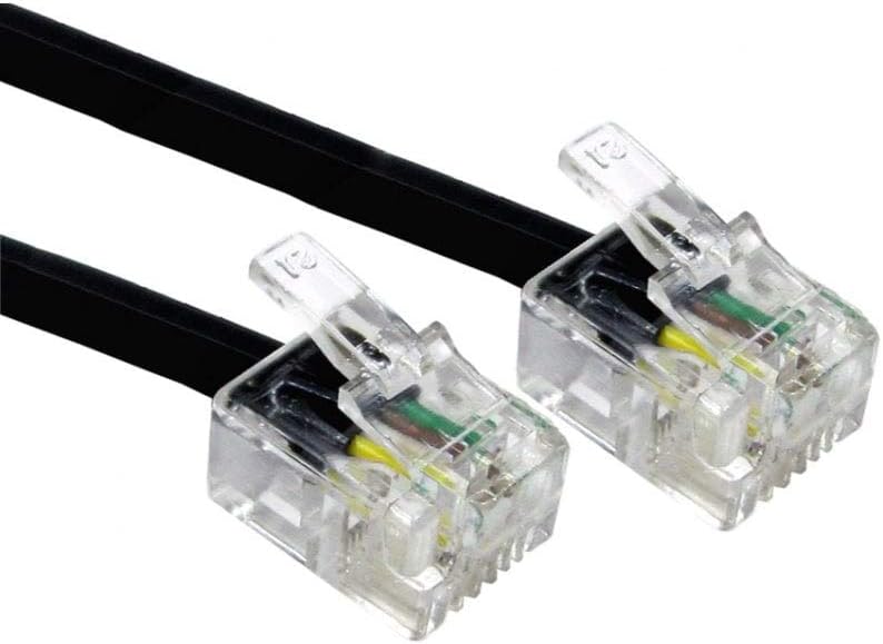 Alida Systems ADSL Cable 10m Gold Plated High Speed Internet Router Modem RJ11
