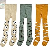 Gellwhu 3-Pack Cute Kids Girls Boys 0-3T Tights Legging Pants Warm Stockings (L (2-3 Years), 3-Pack B)