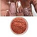Rose Gold Nail Mirror Powder,DANCINGNAIL Mirror Chrome Effect Pigment Nail Art 2G/BOX
