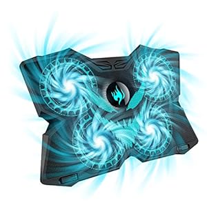 Laptop-Cooling-Pad-Gaming-Laptop-Cooler-Stand-with-4-Silent-Big-Fans-for-Notebook-Stable-cooler-for-laptop-2-USB-Powered-Fan-Compatible-up-to12-17-Control-Fan-Speed-for-PC-2021-New-Version LIANGSTAR Laptop Cooler, Laptop Cooling Pad with 4 Silent Big Fans at 1400RPM, Laptop Stand with Built-in Cable…