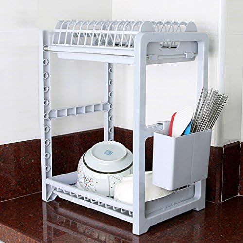 Kitchen Shelf Plastic Plate Droop Shelf Dishware Chopsticks Cutlery Tableware Storage Rack