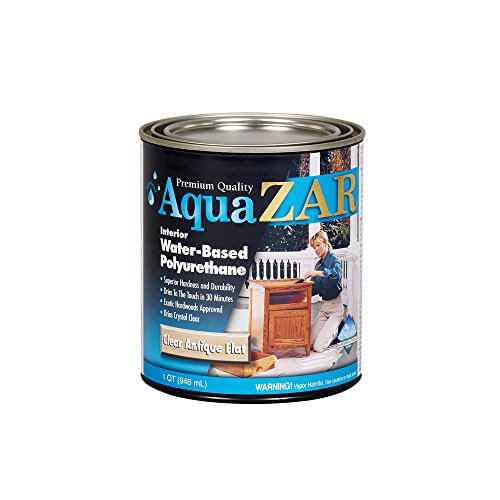 ZAR 34412 Antique Flat Aqua Water Based Polyurethane