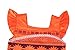 Okidokiyo Little Girls Princess Moan Costume Two-Piece Dress up(Orange, 4 Years)