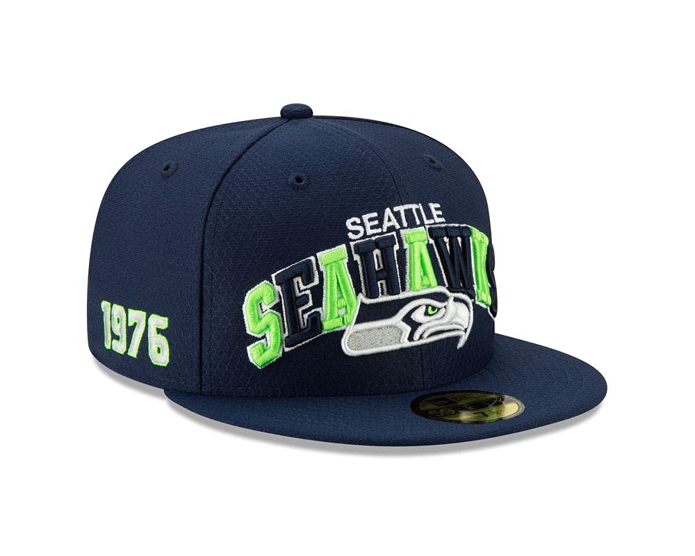 New Era 59Fifty Cap - Sideline 1990s Home Seattle Seahawks - 7 1/8