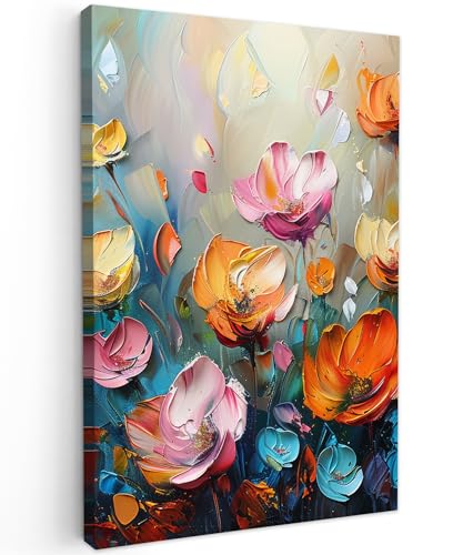 MuchoWow© Bilder Wohnzimmer Deko Modern Wandbild Kunstdruck auf Leinwand