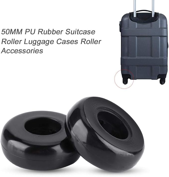 50mm luggage wheels