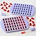 ROSANNA PANSINO by Wilton 2-Piece 45-Cavity Silicone Gummy Bear Candy Molds, Multi-pack of 2