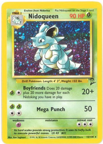 Pokemon - Nidoqueen (12) - Base Set 2 - Holo