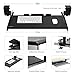 Alloyseed Under Desk Keyboard Tray, Clamp On Removable Ergonomic Keyboard and Mouse Drawer Platform, Smooth Track Slide in and Out, 27
