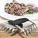 Ablest 2 Pcs BBQ Pulled Pork Stainless Steel Barbecue Shredder Bear Claws Meat Handler Carving Forks