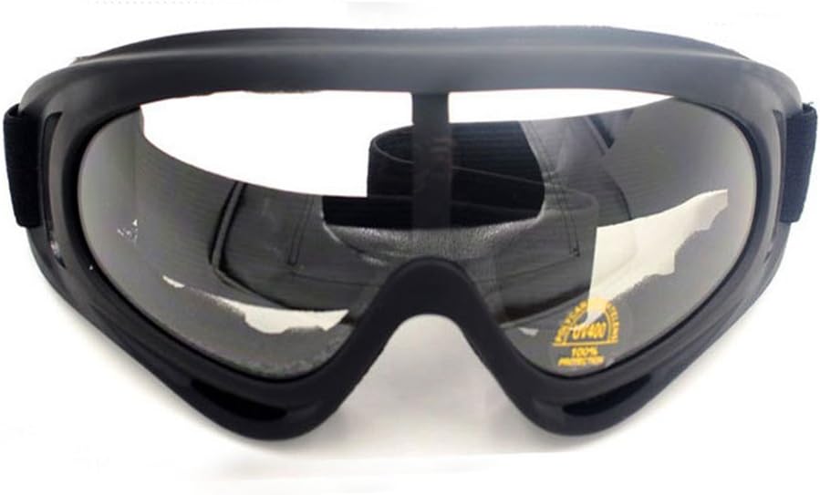 Wotesport Ski Goggles Skate Glasses for Kids Boys & Girls Youth Men & Women with UV 400 Protection Wind Resistance Anti-Glare Lenses Anti-Shock (Transparent)