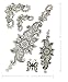 Terra Tattoos Black Tattoo Flash Sheets Designs of Butterflies, Flowers, Henna, Elephants & more! Face Tattoos for Women Waterproof Nontoxic Long Lasting 75+ Designs for Vacation, Festivals Parties