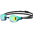 ARENA Unisex Cobra Core Swipe Anti-Fog Racing Swim Goggles for Men and Women Polycarbonate Mirror/Non-Mirror Lens