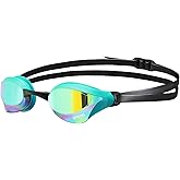 Arena Unisex Cobra Core Swipe Anti-Fog Racing Swim Goggles for Men and Women Polycarbonate Mirror/Non-Mirror Lens