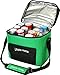 16 Quart Insulated Cooler Bag with Adjustable Shoulder Strap - Front Pocket and Side Pocket - Utopia Home