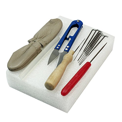 Refaxi®Needle Felting Starter Kit Wool Felt Tools Mat + Scissors + Needle Craft Kit