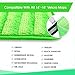 Microfiber Mop Pads 2 Pk Reusable Cloth Mop Head Replacements for Microfiber Mops for Floor Cleaning - 18
