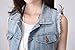 Eternal Women Winter Spring Cotton Sleeveless Jeans Denim Vest Jacket Outerwear Clothes (L, Vest-1)
