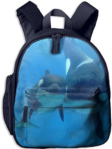 Cute Little Killer Whale School Bag Student Backpack Shoulders Children Bag