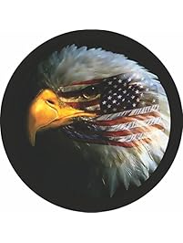 CustomGrafixTireCoversTM Eagle Flag 2 Tire Cover 32"
