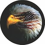 CustomGrafixTireCoversTM Eagle Flag 2 Tire Cover 32"