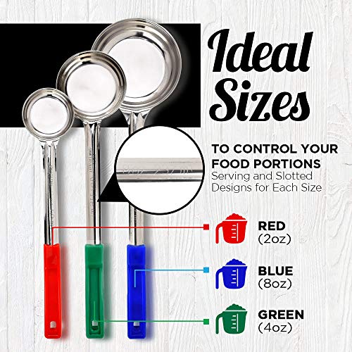 Klee Utensils 6Piece Stainless Steel Portion Control Ladles with Long Handles Pricepulse
