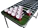 Football Field Game Pong Table with Predrilled Cup Holes