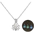 Chunney 3 Colors Glow in The Dark Jewellery Chains Necklaces for Women (No.2)