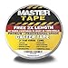 Gaffers Tape Double Size Roll = 60 Yard / 180 Feet | 2 inch X 60 Yards | Real Premium Grade Professional Gaffer Tape Black, DJ Pro Gaff Tape Black | Easy Tear Gaffing Tape Black | True 2