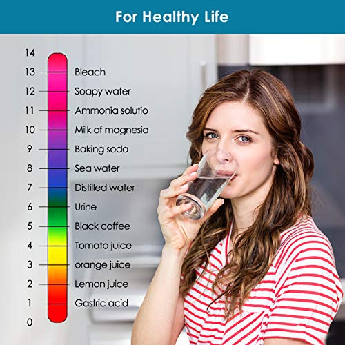 VEROSKY Digital PH Meter, PH Meter 0.01 PH High Accuracy Water Quality Tester with 0-14 PH Measurement Range for Household Drinking, Pool and Aquarium Water PH Tester Design with ATC