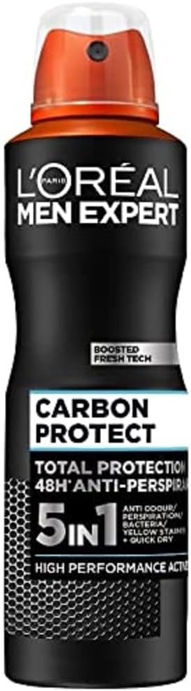L’Oréal Paris Men Expert Carbon Protect Anti-Perspirant Deodorant 250ml Pack of