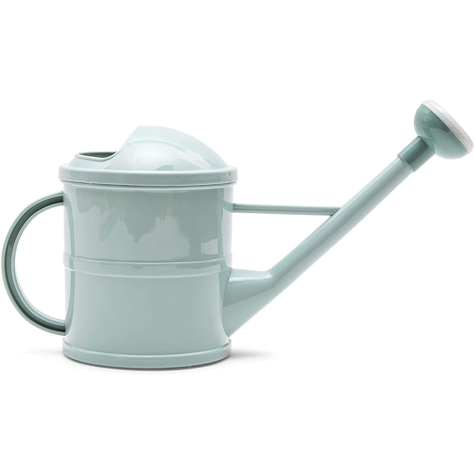 Photo 1 of Maplefield Small Mint Green Plastic Watering Can with Long Spout Sprinkler Head for Garden, Indoor and Outdoor Plants, Flowers (0.4 Gallon)