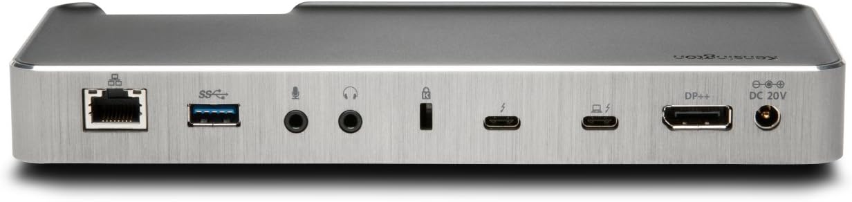 Kensington SD5200T Thunderbolt 3 Docking Station - 85W PD - Dual Monitor 4k for Mac and PC (K38300NA): Computers & Accessories