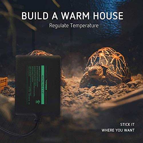 VIVOSUN 6x8 Inch Reptile Heating Pad 8W Under Tank Heater for Tropical and Temperate Reptiles, 2