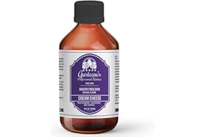 GUSTEAU’S PROFESSIONAL KITCHEN Gusteau's - Cream Cheese Flavor Bakery Emulsion, 4 fl oz (100ml) Alcohol Free, Sugar Free, Kosher (Cream Cheese)
