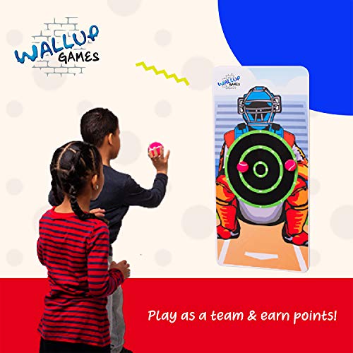 Wallup Games Kids Baseball Indoor Target Pitching Games, Removable