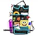 Hi-tec Car Organizer for Back Seat, Multi-Pocket Travel Storage Bag, Kids Toy Storage, Travel Accessories Back Seat Organizer for Baby and Child (Blue)