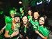Moon Boat 18PCS St. Patrick's Day Shamrock Necklace Clover Green Bead Party Favors Irish Beer Decorations Supplies