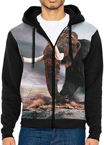 Nvthenpiaoliang Brave Elephant Horn Men's Avant-Garde Fashion Cap Pocket Hoodies
