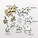 20pcs Unicorn Horse Magical Lucky Charm Craft Supplies Mixed Pendants Beads Charms Pendants for Crafting, Jewelry Findings Making Accessory For DIY Necklace Bracelet (M046)