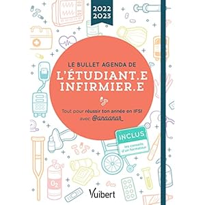 Le bullet agenda de l’étudiante infirmière et de l’étudiant infirmier 2022-2023: Tout pour réussir ton année en IFSI avec @anaanas_