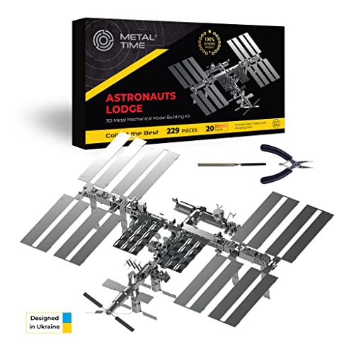 METAL-TIME, International Space Station Model, ISS Space Station Metal ...