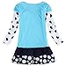 Novatx Winter Long Sleeve Princess Baby Girl Dress H6495 Turquoise (4/5y)