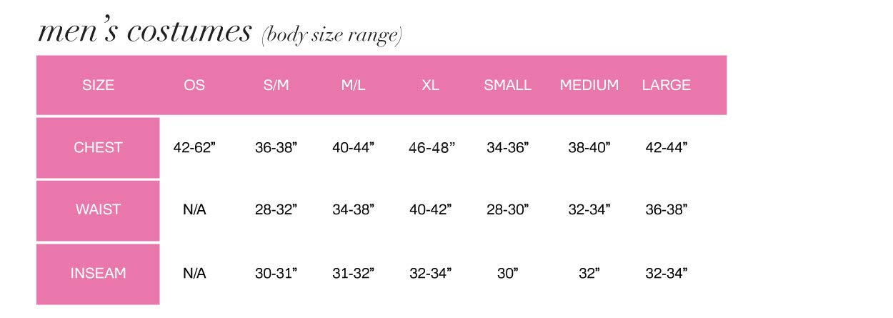 Leg Avenue Men's Military Jacket Costume, Red, Small/Medium