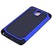 Note 3 Case, LK [Drop Protection] [Shock-Absorption] Hybrid Dual Layer Armor Defender Protective Case Cover for Samsung Galaxy Note 3 (Blue)
